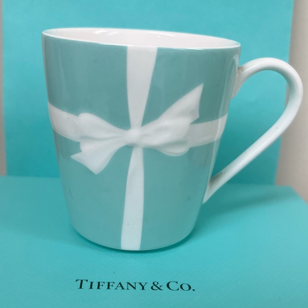 🔴🆑Authentic TIFFANY & CO NEW Blue Ribbon Mug🆑🔴